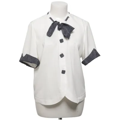 Knytblus (Vit, Blå, Flerfärgad) från Ted Nicol Polyester