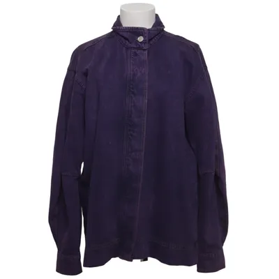 Jeansjacka (Lila) från Ganni Bomull