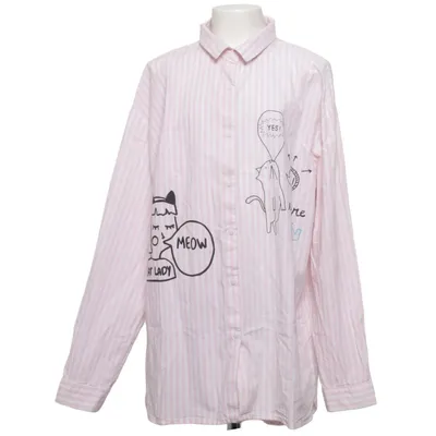 Hemd (Pink, Weiß) von Zara Kids Baumwolle