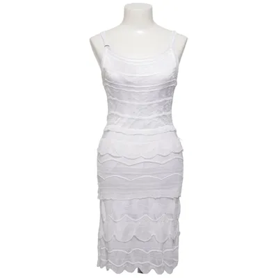 Robe (Blanc) de Missoni Coton, Polyester, Viscose