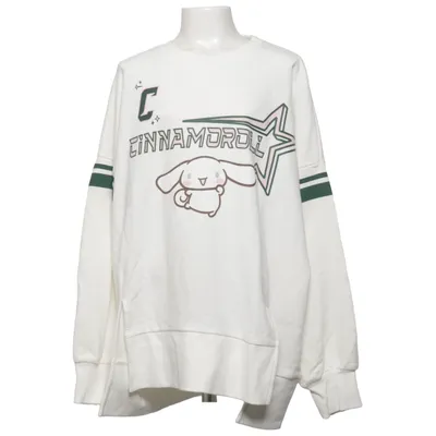 Sweatshirt (Blanc, Vert) de H&M x Disney Coton, Polyester