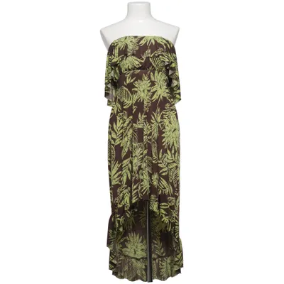 Maxi jurk (Groen, Bruin) van Stella Elastaan, Polyester