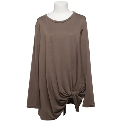 Blouse (Marron) de Yoins Élasthane, Polyester