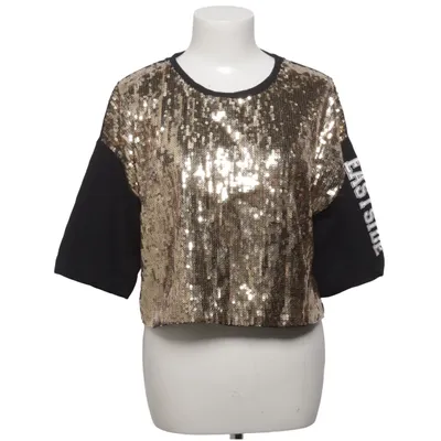 Top (Black, Gold) from Splash Cotton, Polyester
