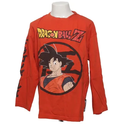 T-shirt à manches longues (Rouge) de DragonBallz Coton, Élasthane