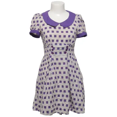 Klänning (Lila, Beige) från House of Holland Bomull, Polyester