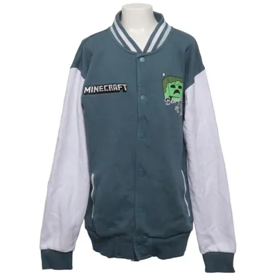 Varsity jacket (Blue, White, Multicolored) from Minecraft Cotton, Polyester