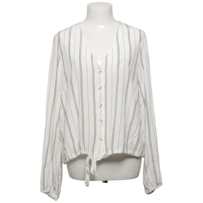 Blus (Vit, Grå) från Mazing Polyester, Viskos