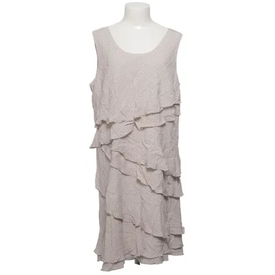 Kleid (Beige, Braun, Weiß) von Taifun Acetat, Baumwolle, Polyester