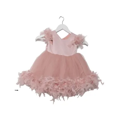 Bloemenmeisjes jurk (Roze)