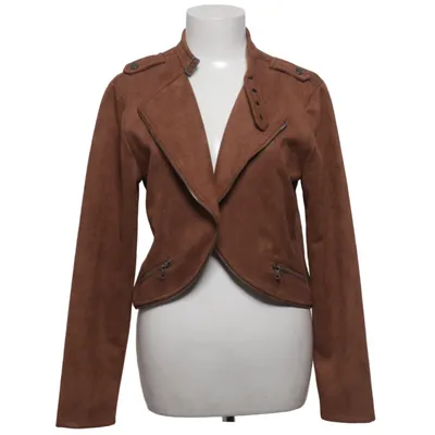 Bikerjacka (Brun) från Blind Date Elastan, Polyester
