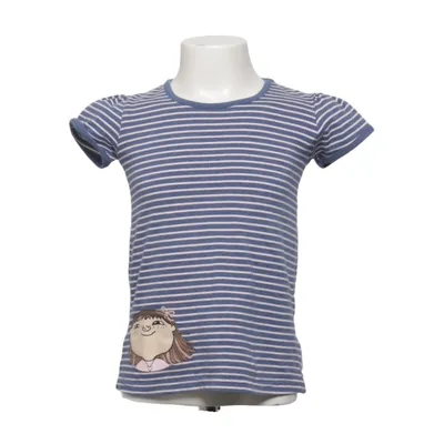T-shirt (Blue, White) from Alfons Åberg Cotton