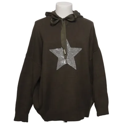 Sweat à capuche (Gris) de Moewy Polyester, Viscose