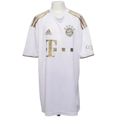 Fotbollströja (Vit, Guldfärgad) från Adidas Polyester