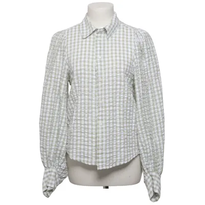 Shirt (Green, White) from Monki Cotton