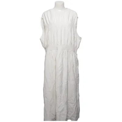 Jurk (Wit) van H&M Modern Classic Viscose, Polyamide, Polyester