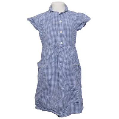 Dress (Blue, White) from M&S School Cotton