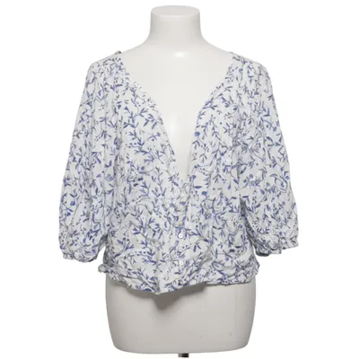 Topp (Vit, Blå) från H&M Premium Quality Linne, Viskos