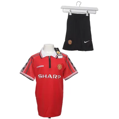 Træningssæt (Rød, Sort, Hvid) fra Manchester United Polyester
