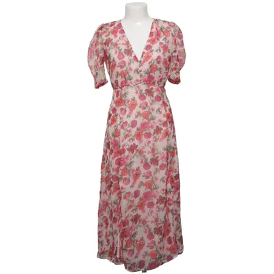 Jurk (Roze, Rood, Groen) van Stradivarius Metallvezel, Polyester