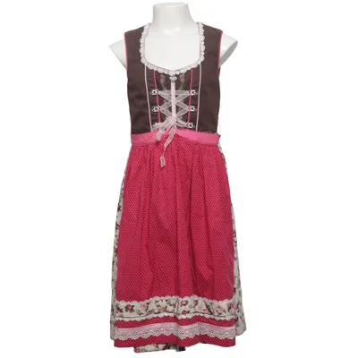 Dirndl (Brown, Pink, Multicolored) from Spieth & Wensky Cotton, Polyester, Wool
