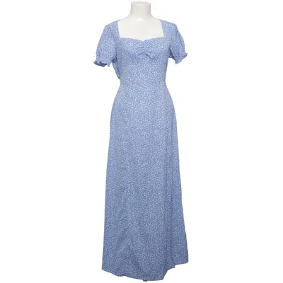 Jurk (Blauw, Wit) van In April 1986 Polyester