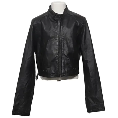 Veste en cuir (Noir) de Crisp Cuir, Polyester
