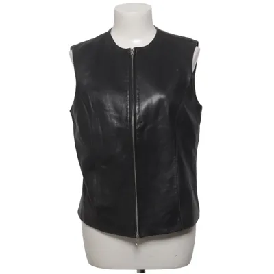 Leather vest (Black) from Caslon Leather, Polyester