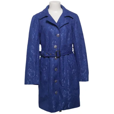 Manteau (Bleu) de Alfredo Pauly Élasthane, Polyamide, Polyester, Viscose