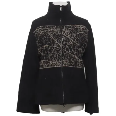 Jacket (Black, Beige) from Edursdotter Merino wool