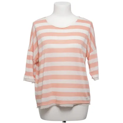 T-shirt à manches longues (Blanc, Rose) de Broadway NYC Fashion Polyester
