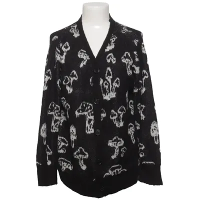 Cardigan (Zwart, Wit) van Romwe Acryl