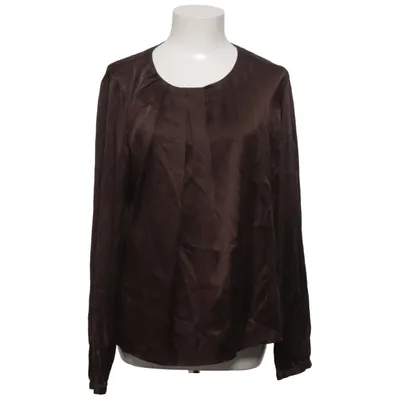 Bluse (Braun) von Stenströms Elasthan, Seide
