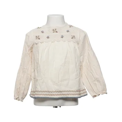 Bluse (Beige) von Zara Baumwolle
