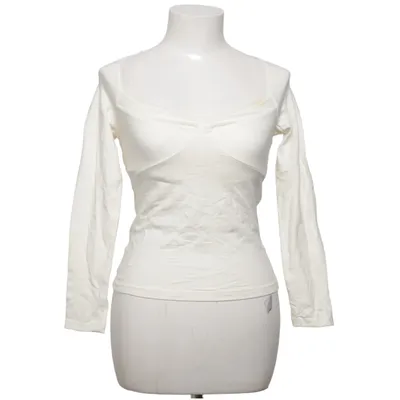 Top (White) from Moda International Cotton, Elastane, Polyester