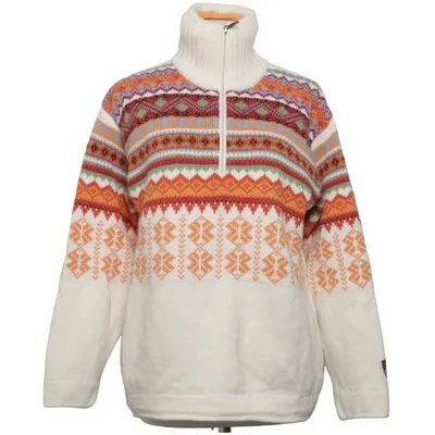 Norwegerpullover (Beige, Orange, Mehrfarbig) von F.LLI Campagnolo Acryl, Polyester, Wolle