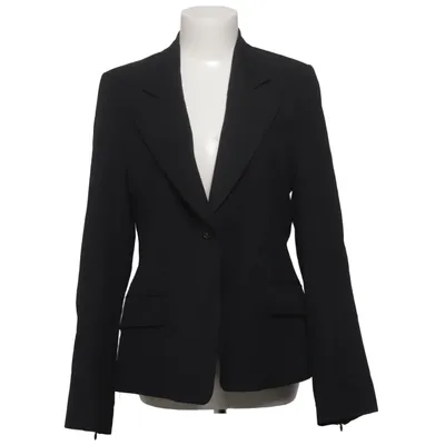 Blazer (Zwart) van Bruuns Bazaar Viscose, Wol