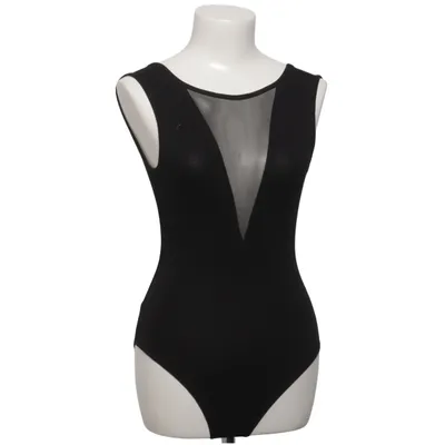 Romper (Zwart) van Miss Selfridge Petites Elastaan, Polyamide, Viscose