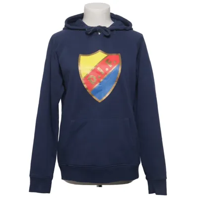 Capuchon sweater (Blauw, Meerkleurig) van Djurgårdens IF Katoen, Polyester