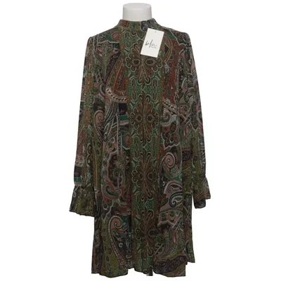 Jurk (Groen, Bruin, Meerkleurig) van Blu Royal Elastaan, Polyester, Viscose