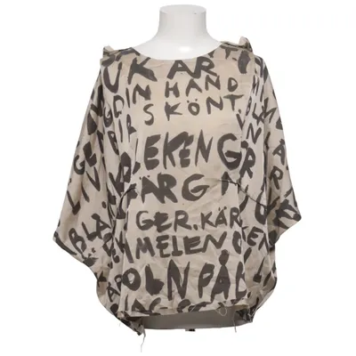 Blus (Beige, Svart) från Acne Bomull, Polyester