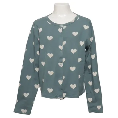 Cardigan (Green, White) from Petit Bateau Cotton