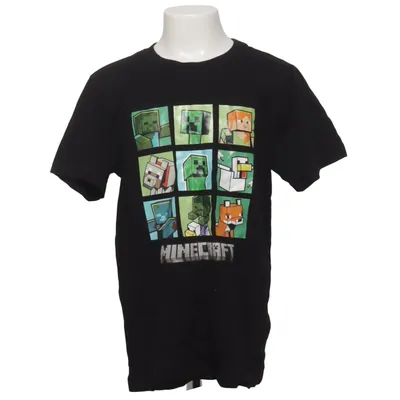 T-shirt (Zwart) van Minecraft Katoen