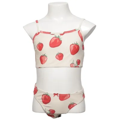 Bikini (Beige, Rouge) de Konges Sløjd Élasthane, Polyester recyclé