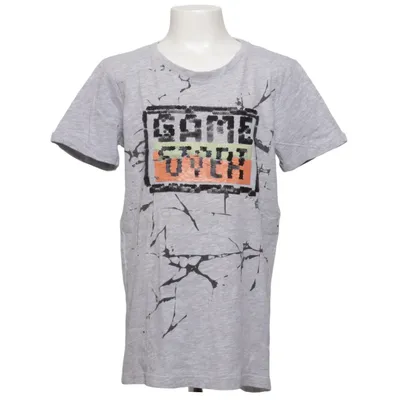 T-shirt (Grijs, Zwart, Oranje) van Chapter Young Katoen, Viscose