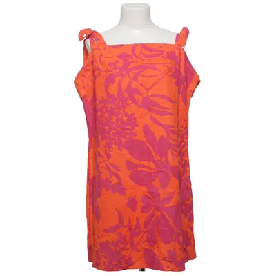 Jurk (Oranje, Roze, Meerkleurig) van Oasis Linnen, Viscose