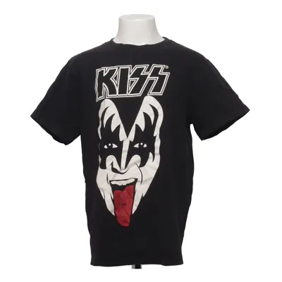 T-shirt (Zwart) van Kiss Katoen