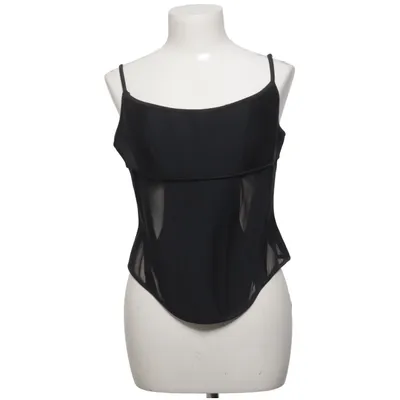Korset (Zwart) van Mugler x H&M Elastaan, Polyamide