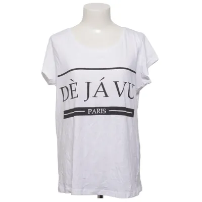 T-shirt (White, Black) from Temple Cotton