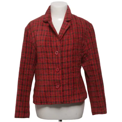 Blazer (Rød, Brun) fra Jacqueline Riu Akryl, Polyester, Uld